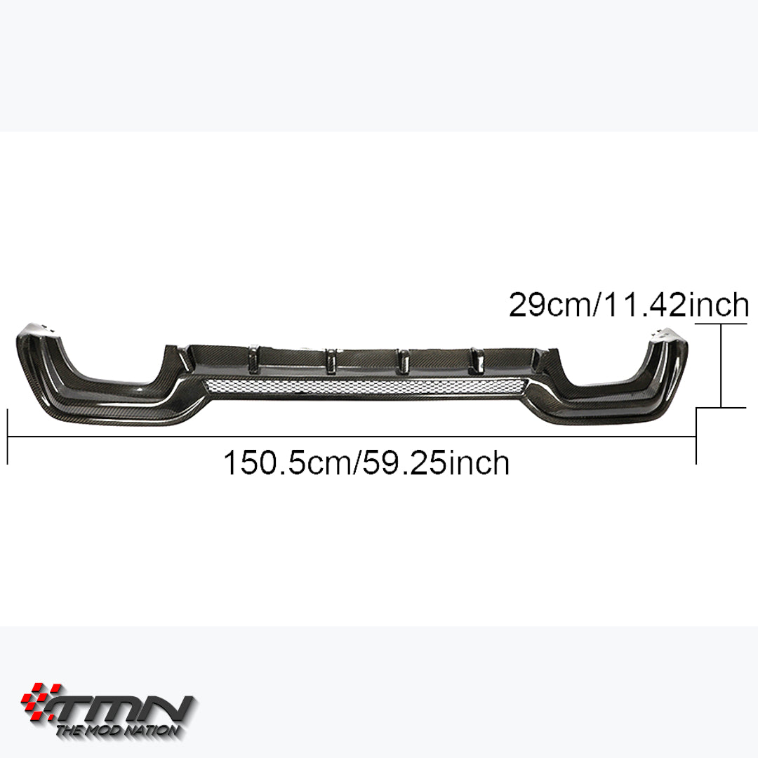 カーボン リアディフューザー, BMW 3 シリーズ, G20 M スポーツ