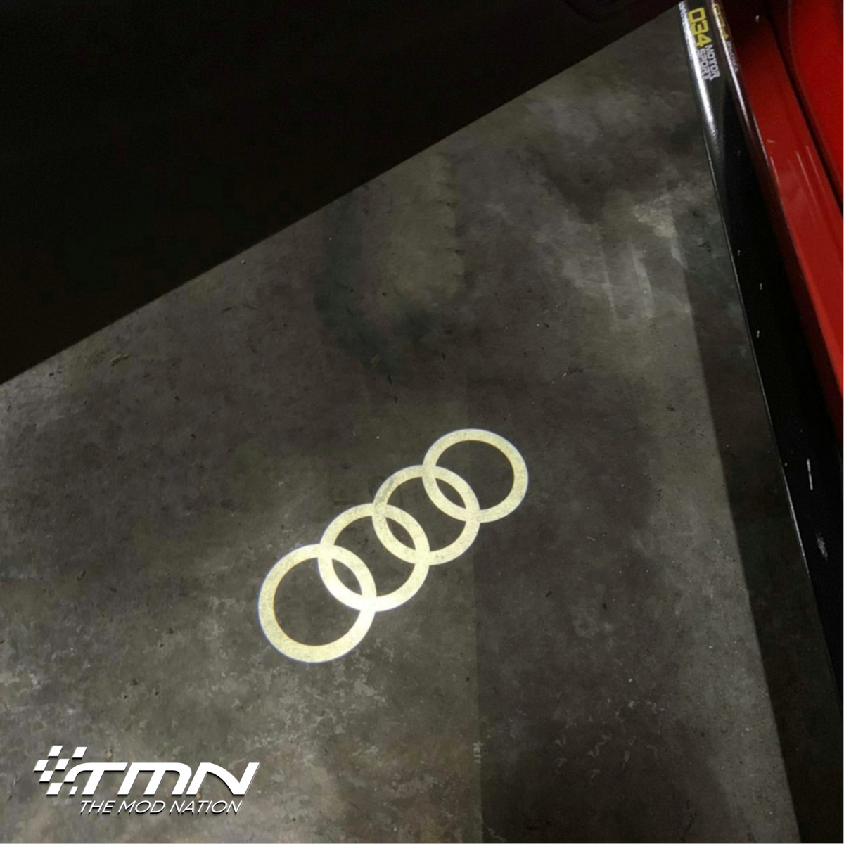 Audi 純正 LED ドアエントリーライト セット Four Rings – TMN Auto ...