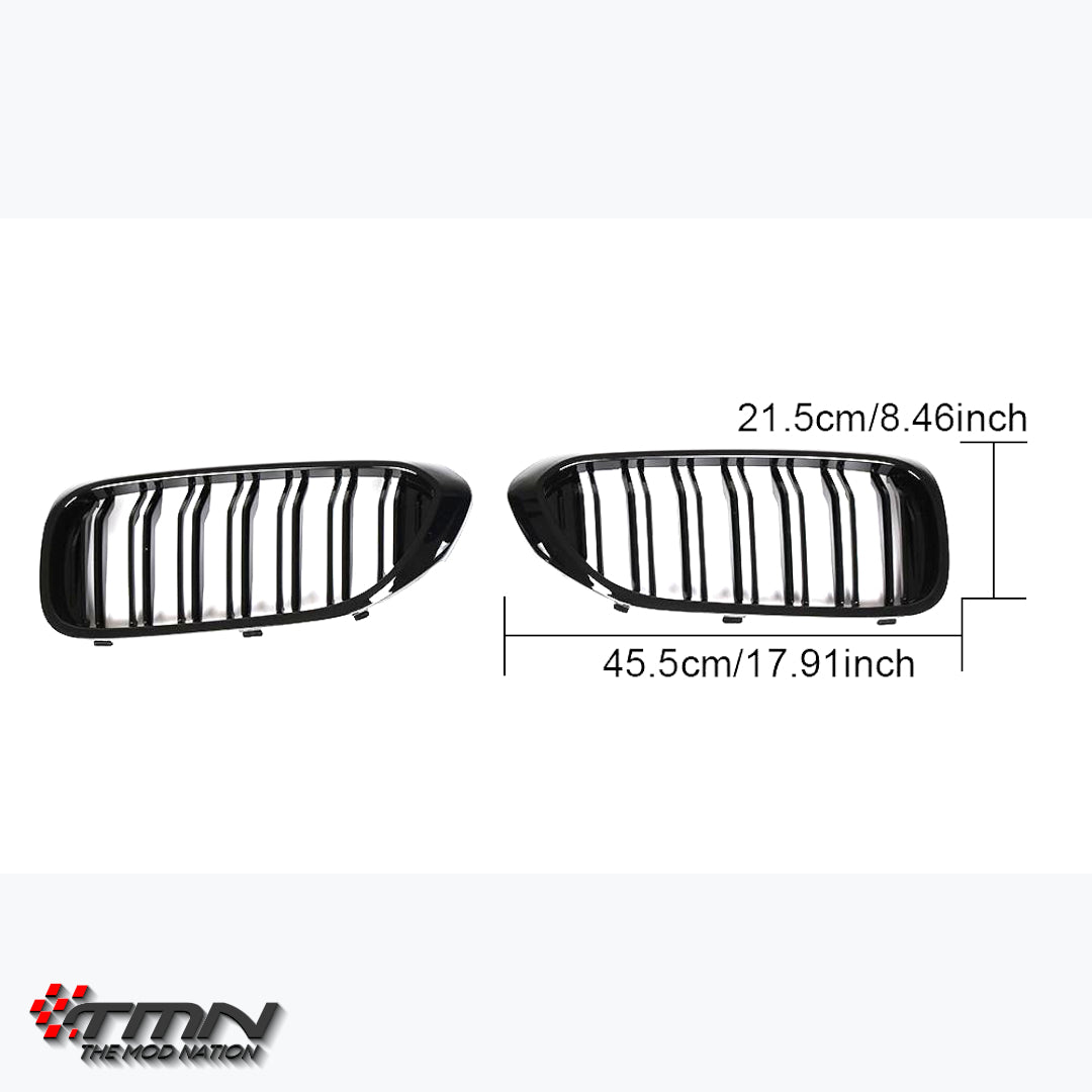 ABSグロッシー ブラック フロントグリル, BMW 5 シリーズ, G30/ G31