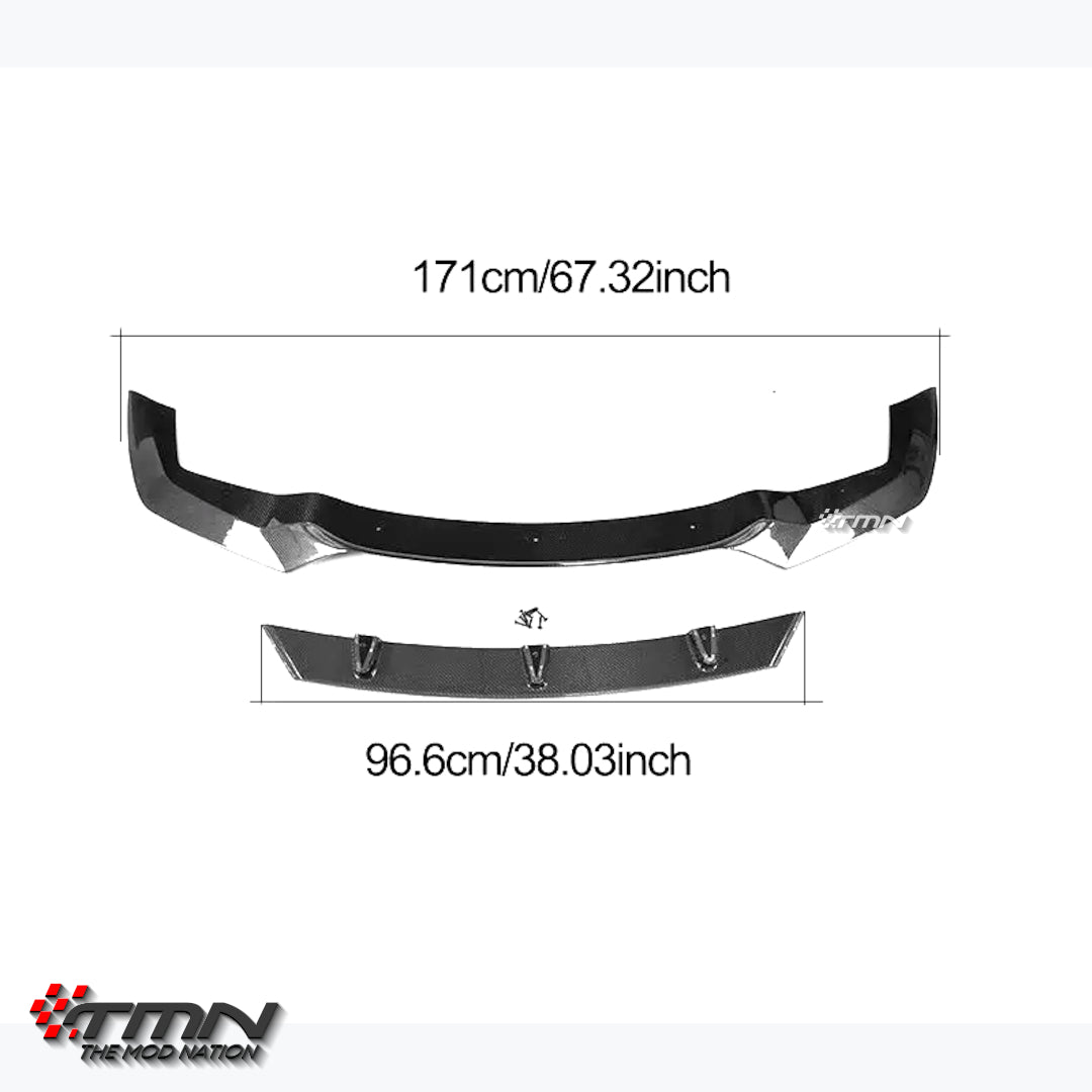 カーボン フロントリップスポイラー, BMW M2, F87, クーペ – TMN Auto