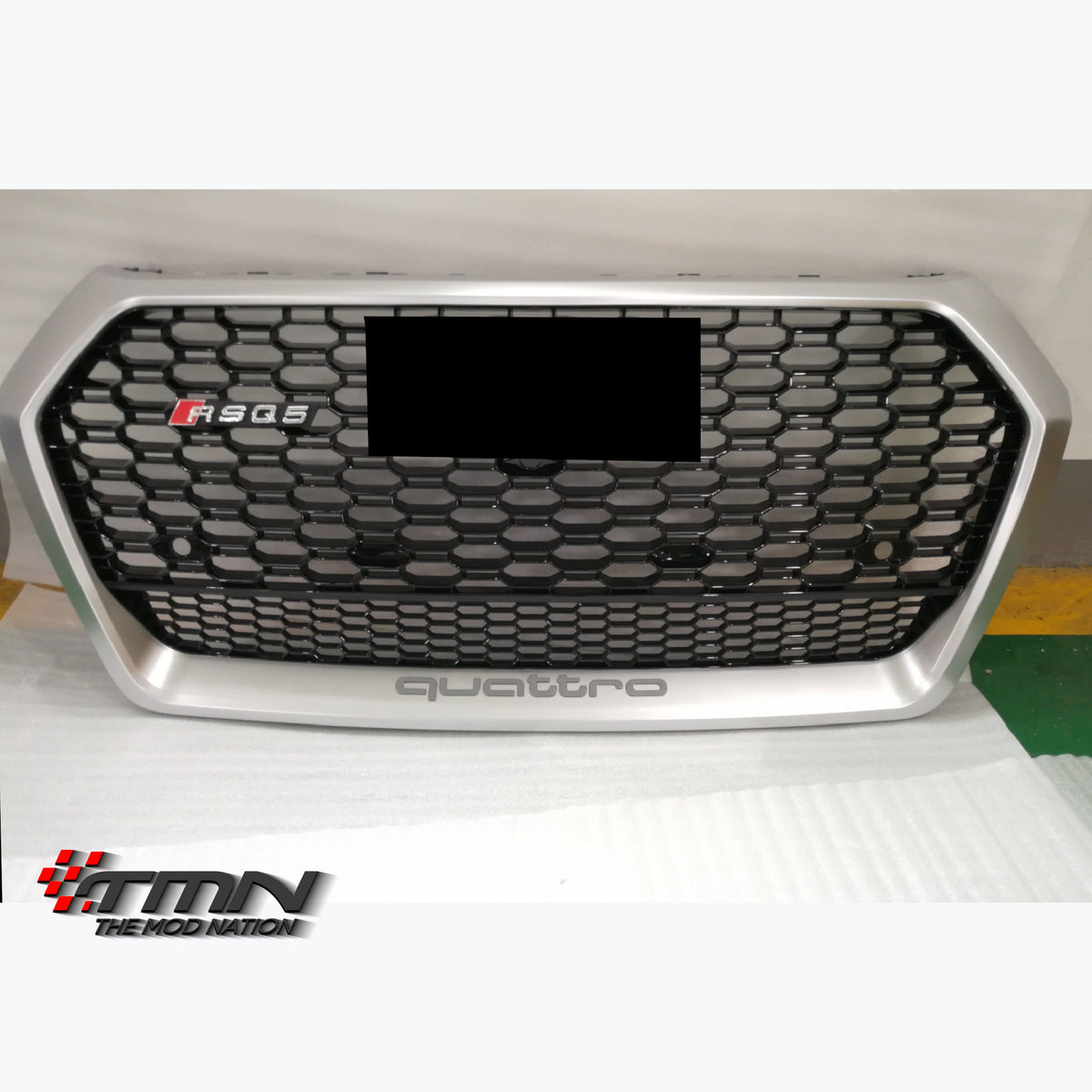 Q5/SQ5 RS スタイル ハニカム フロントグリル (シルバー) – TMN Auto Parts