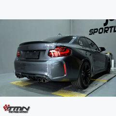 P- スタイル カーボン リアディフューザー, BMW M2, F87, クーペ – TMN