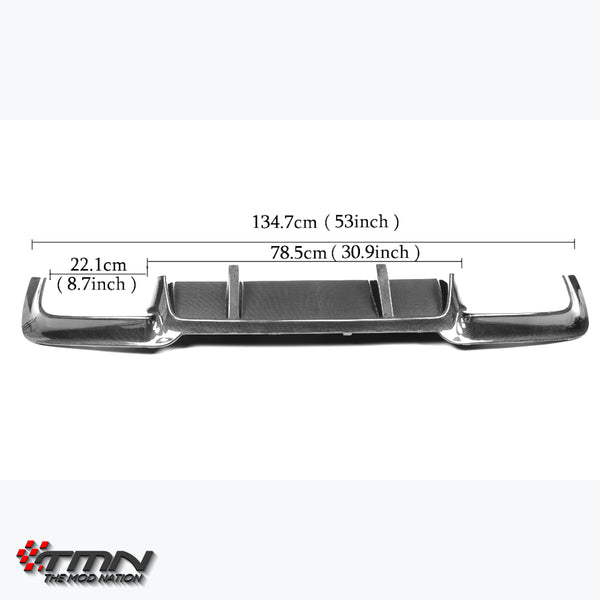 カーボン リアディフューザー, BMW M5, F10, セダン