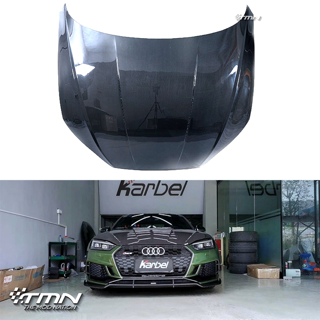 Audi Carbon Fiber Bonnet Engine Hood - Karbel High Quality – TMN Auto Parts
