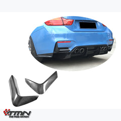 カーボン リアバンパー スプリッター, BMW M3/M4, F80/ F82/ F83 – TMN