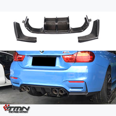 カーボン リアディフューザー, BMW M3/M4, F80/ F82/ F83 – TMN Auto Parts