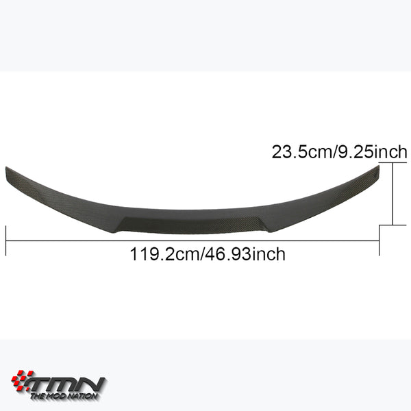 (New) M-スタイル カーボン リアスポイラー, BMW M4, F82, クーペ