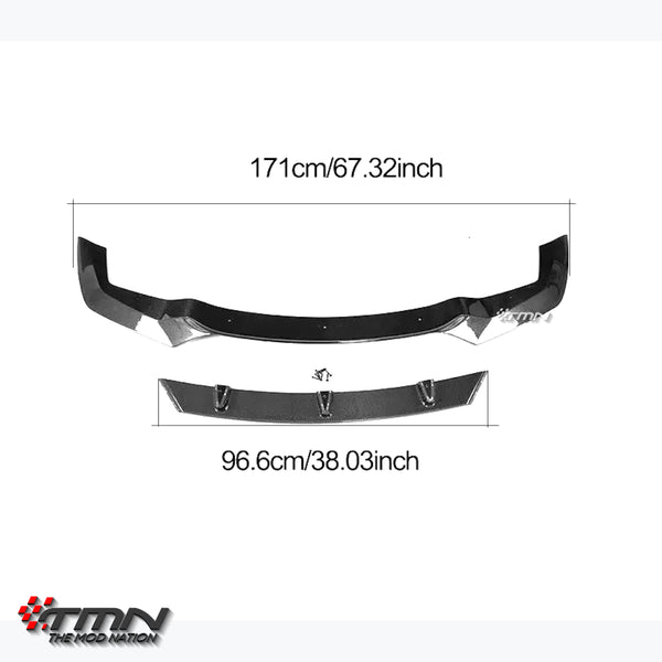 カーボン フロントリップスポイラー, BMW M2, F87, クーペ