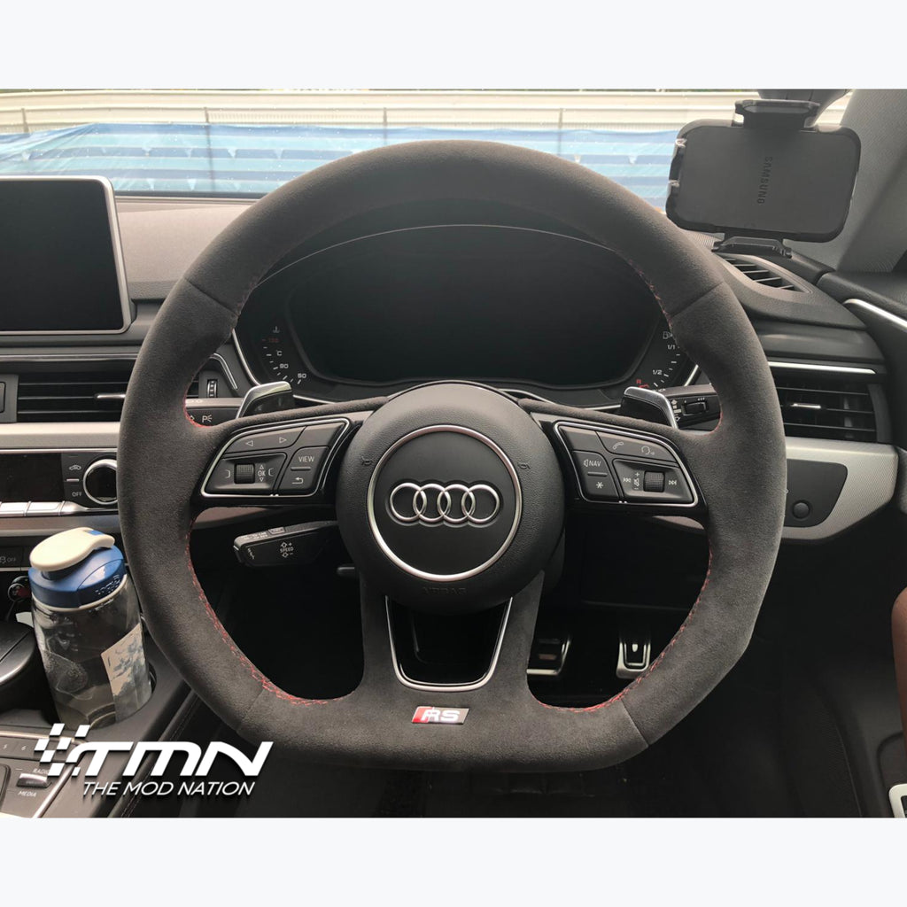 Audi 純正 RS フラットボトム ステアリングホイール A3/A4/A5 B9