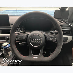 Audi 純正 RS フラットボトム ステアリングホイール A3/A4/A5 (B9